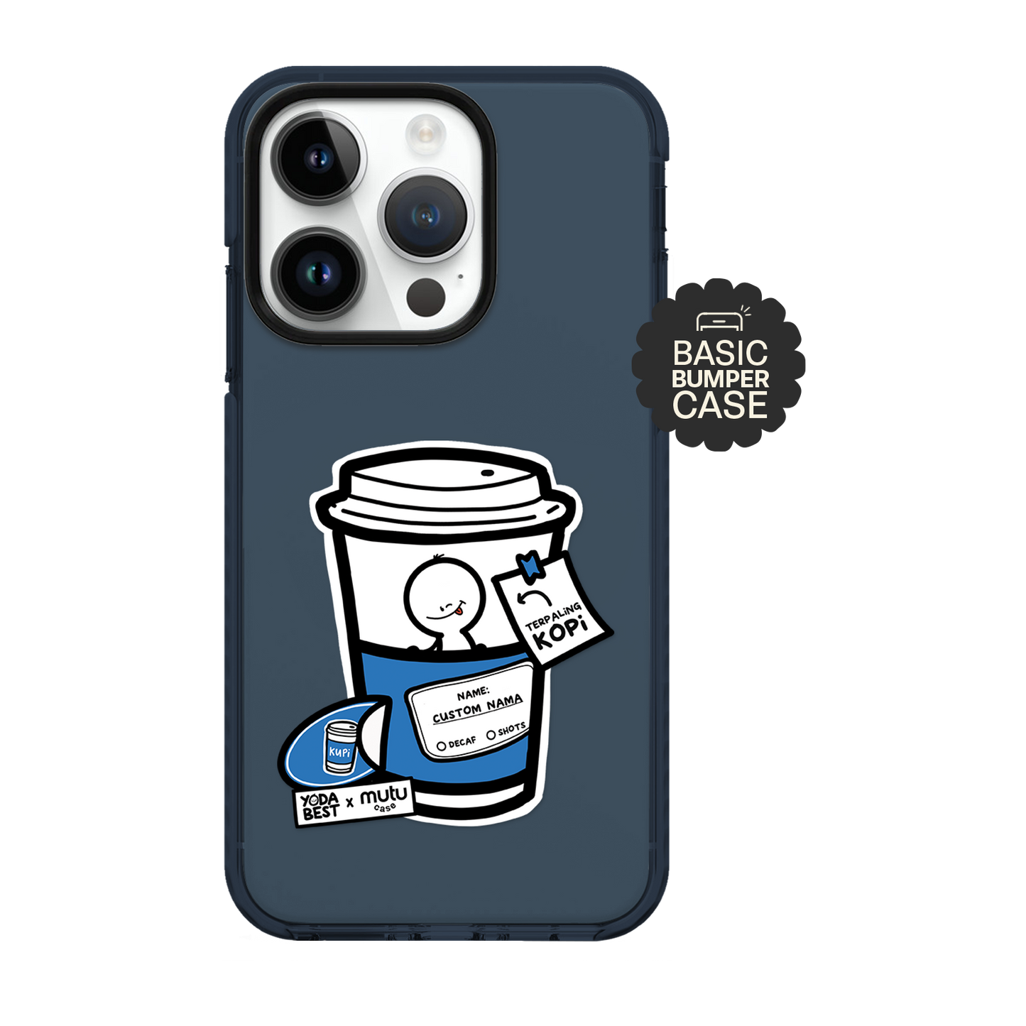 Customisable Terpaling Kopi Basic Case