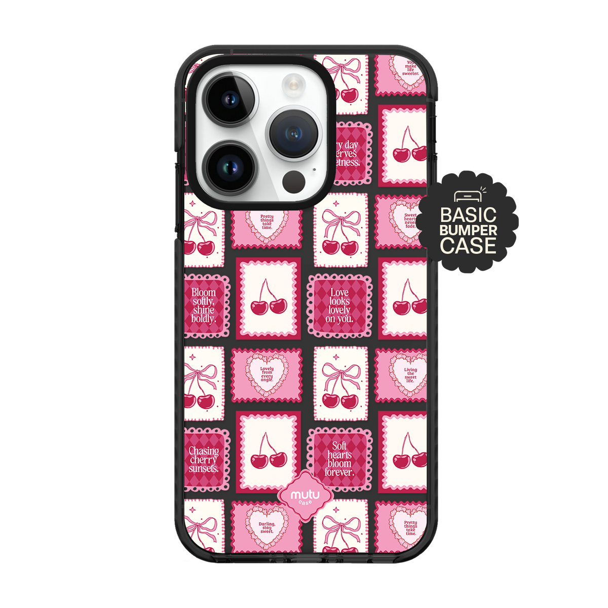 Cherry Patchwork Basic Case