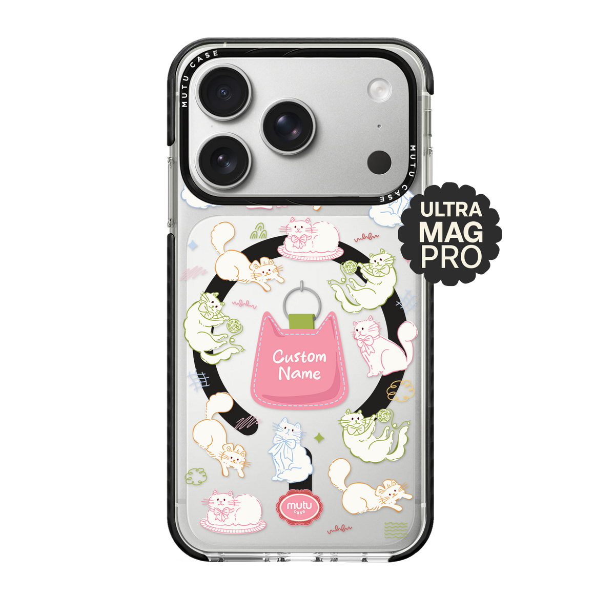 Kitty Doodle Ultra Mag Pro Case - Customisable