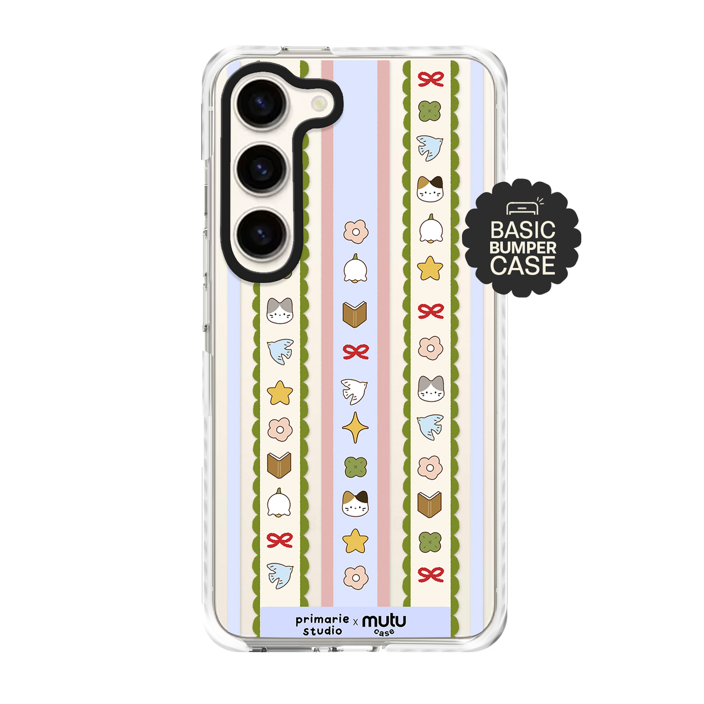 Lucky Cats Strap Basic Case