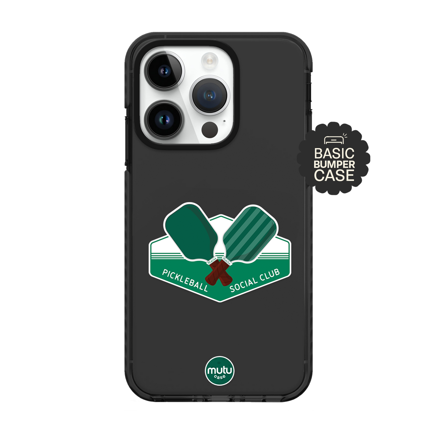 Pickleball Social Club In Green Basic Case