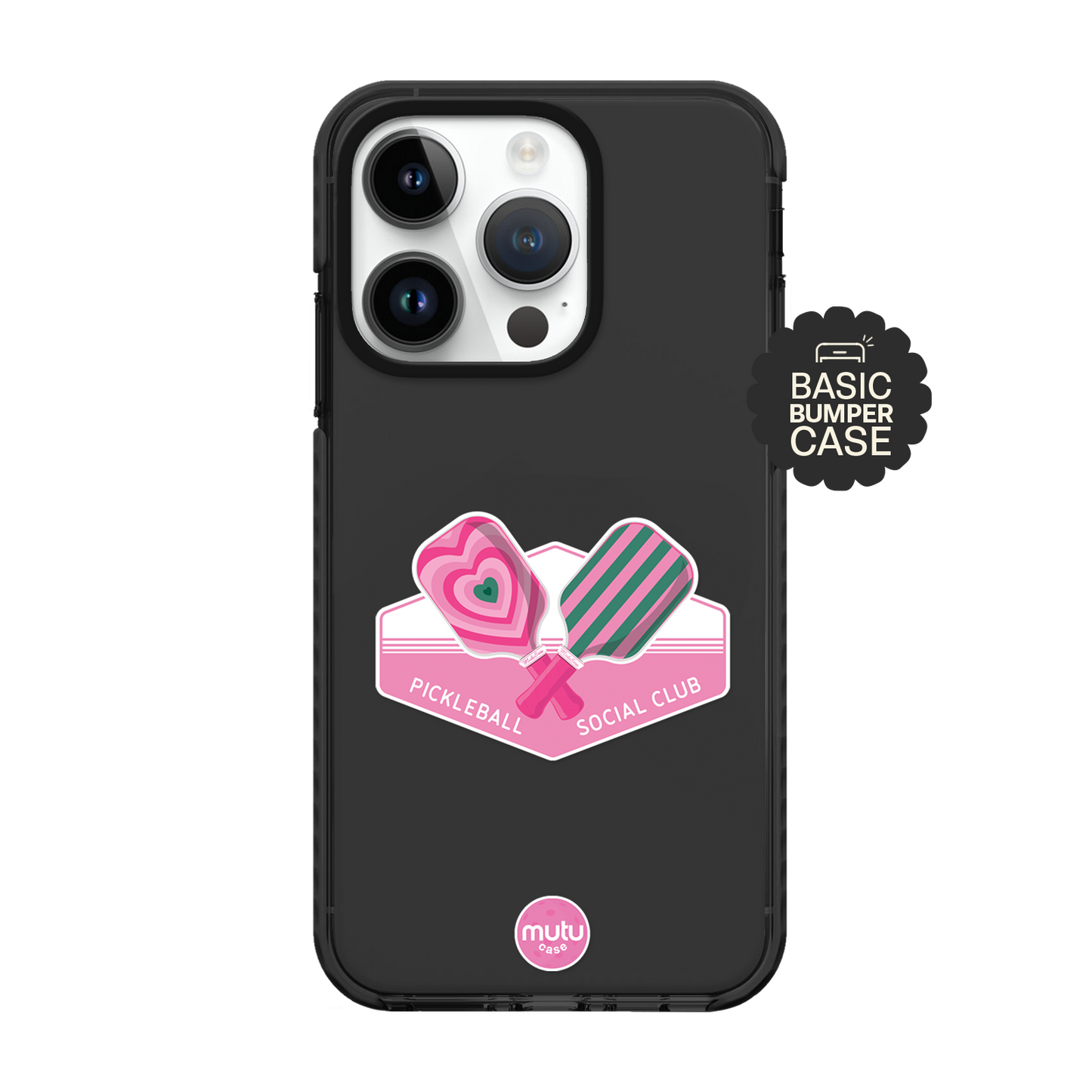 Pickleball Social Club In Pink Basic Case