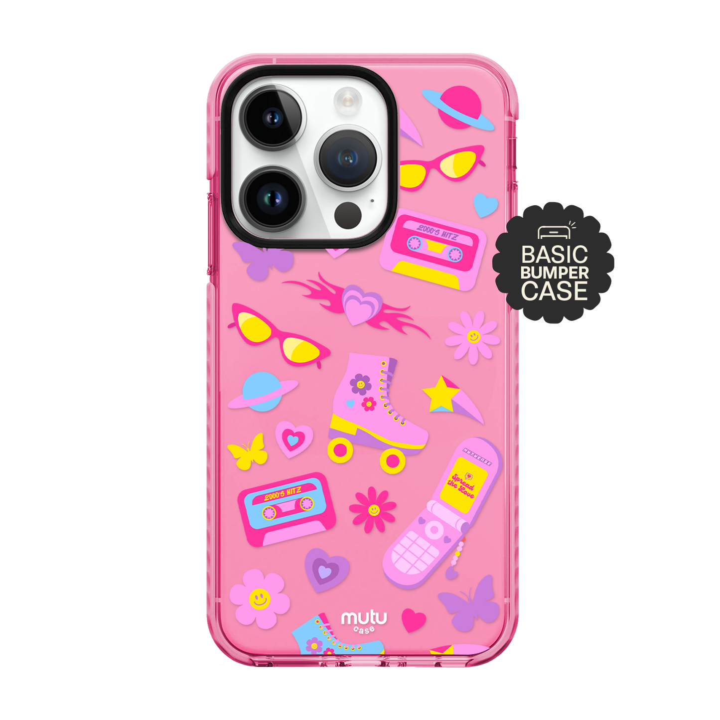 Pinky Stickermania Basic Case