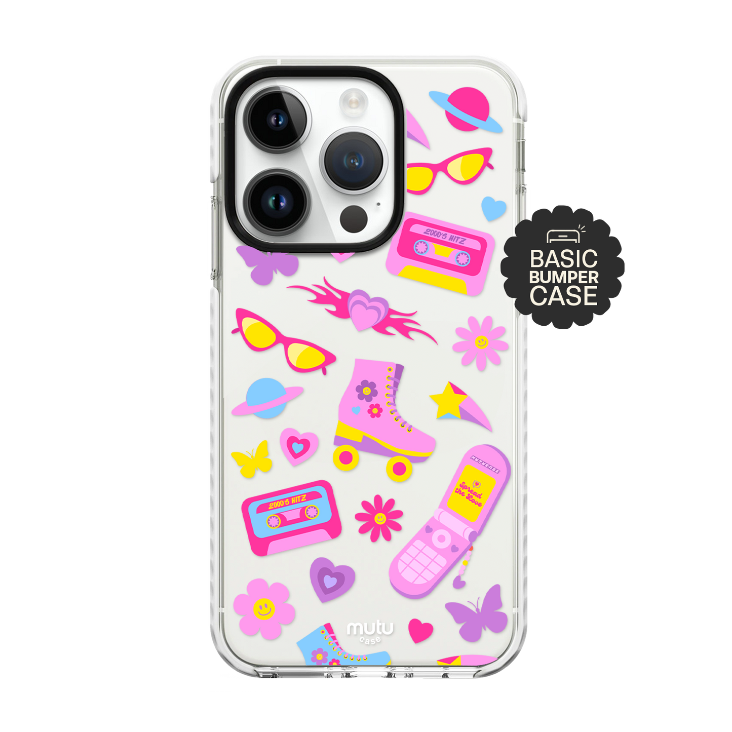 Pinky Stickermania Basic Case