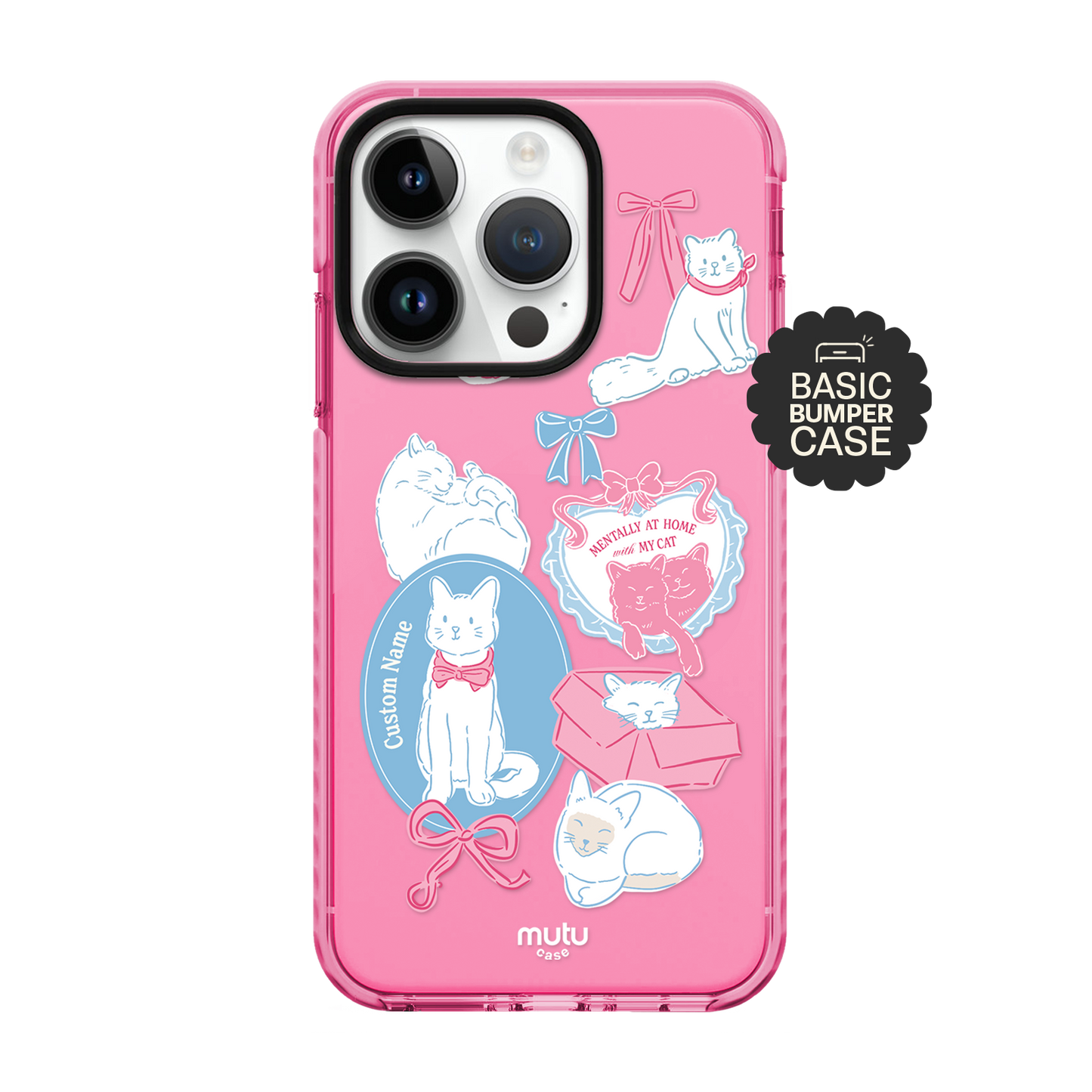 Catflix & Nap Basic Case - Customisable
