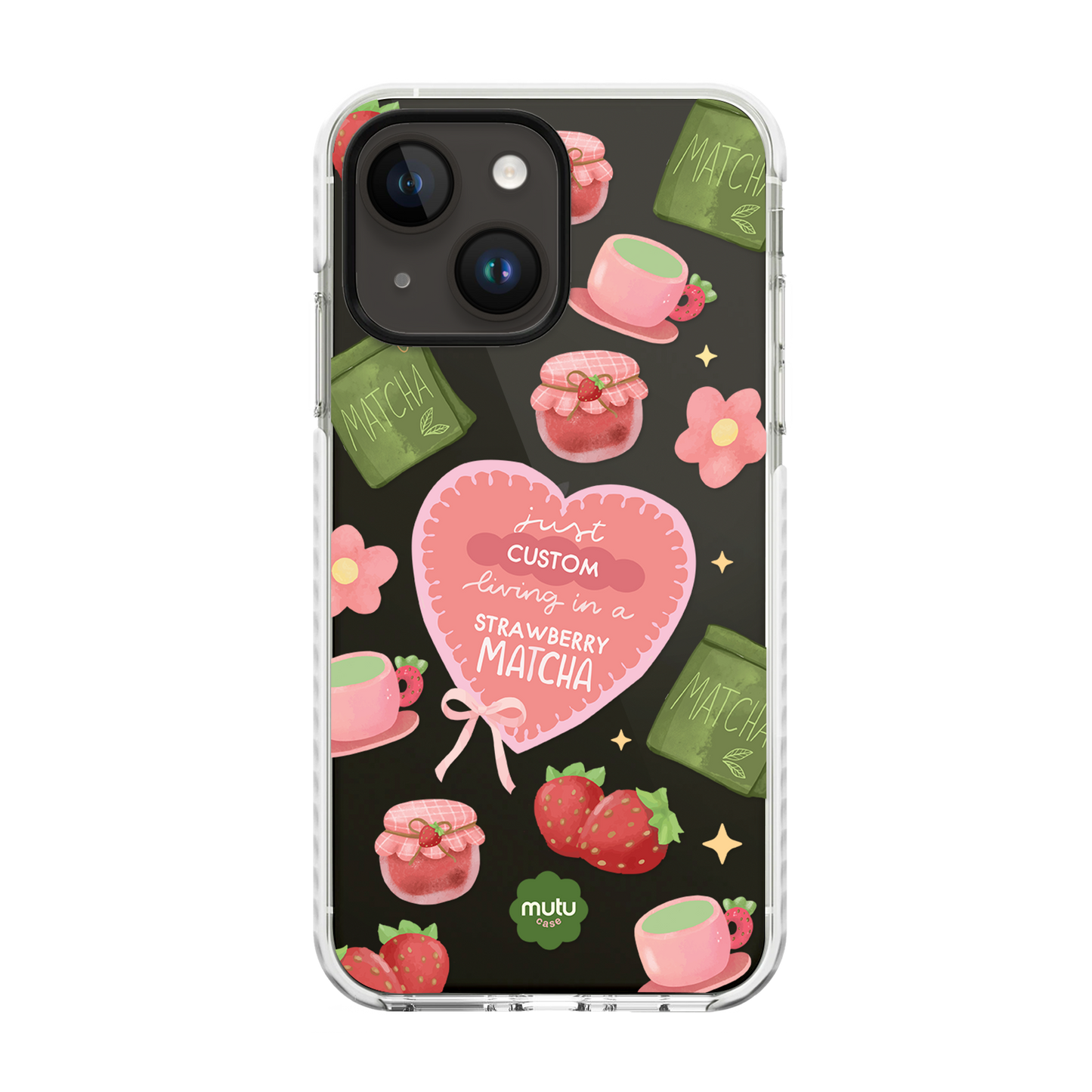Living in Matcha Basic Case - Customisable