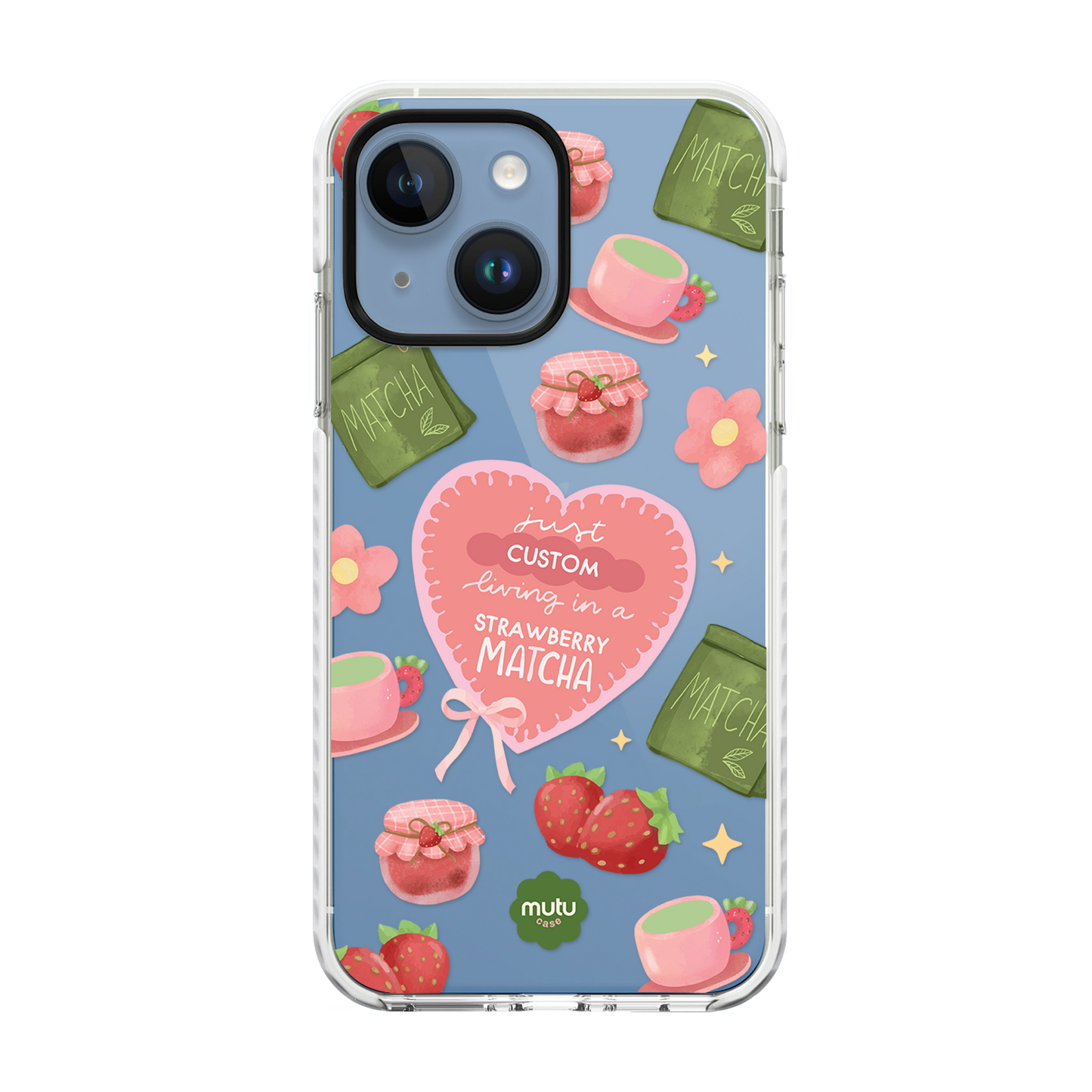 Living in Matcha Basic Case - Customisable