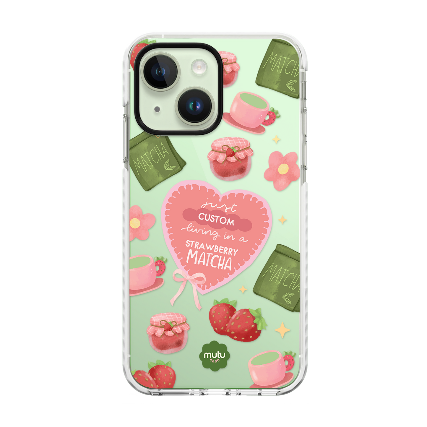 Living in Matcha Basic Case - Customisable