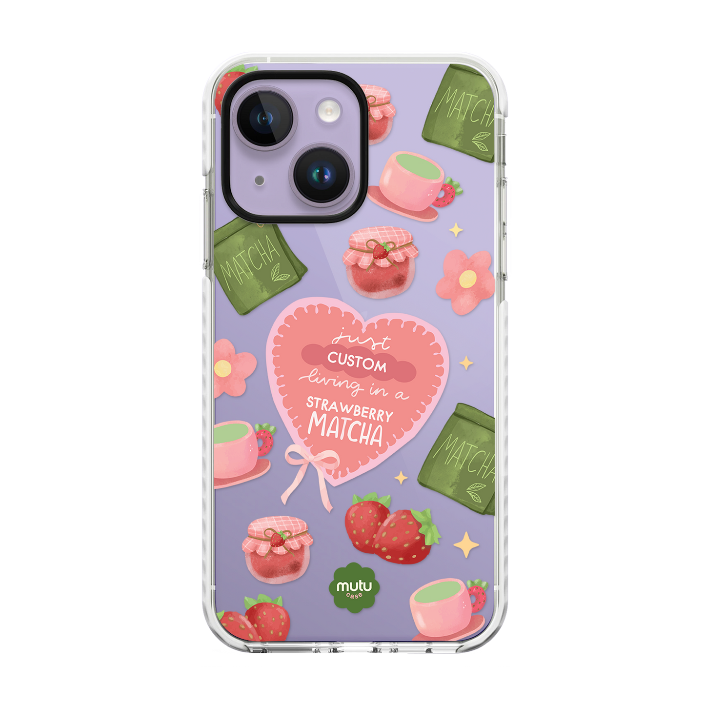 Living in Matcha Basic Case - Customisable
