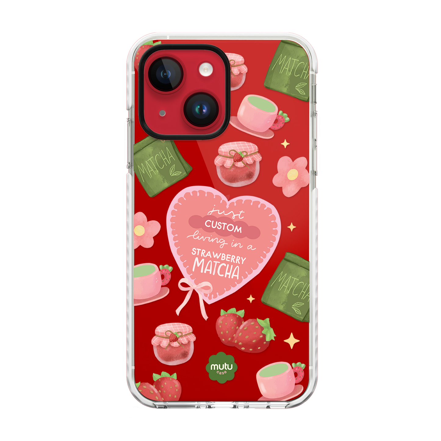 Living in Matcha Basic Case - Customisable