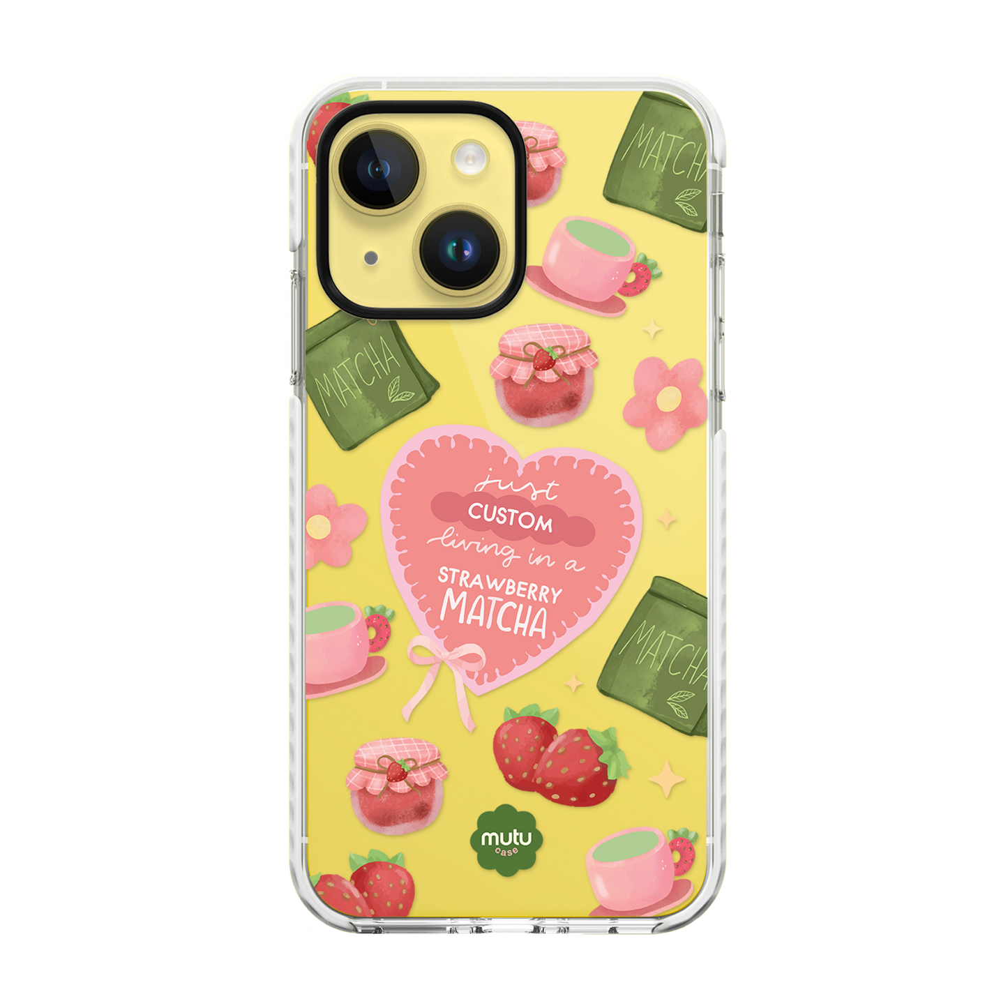 Living in Matcha Basic Case - Customisable
