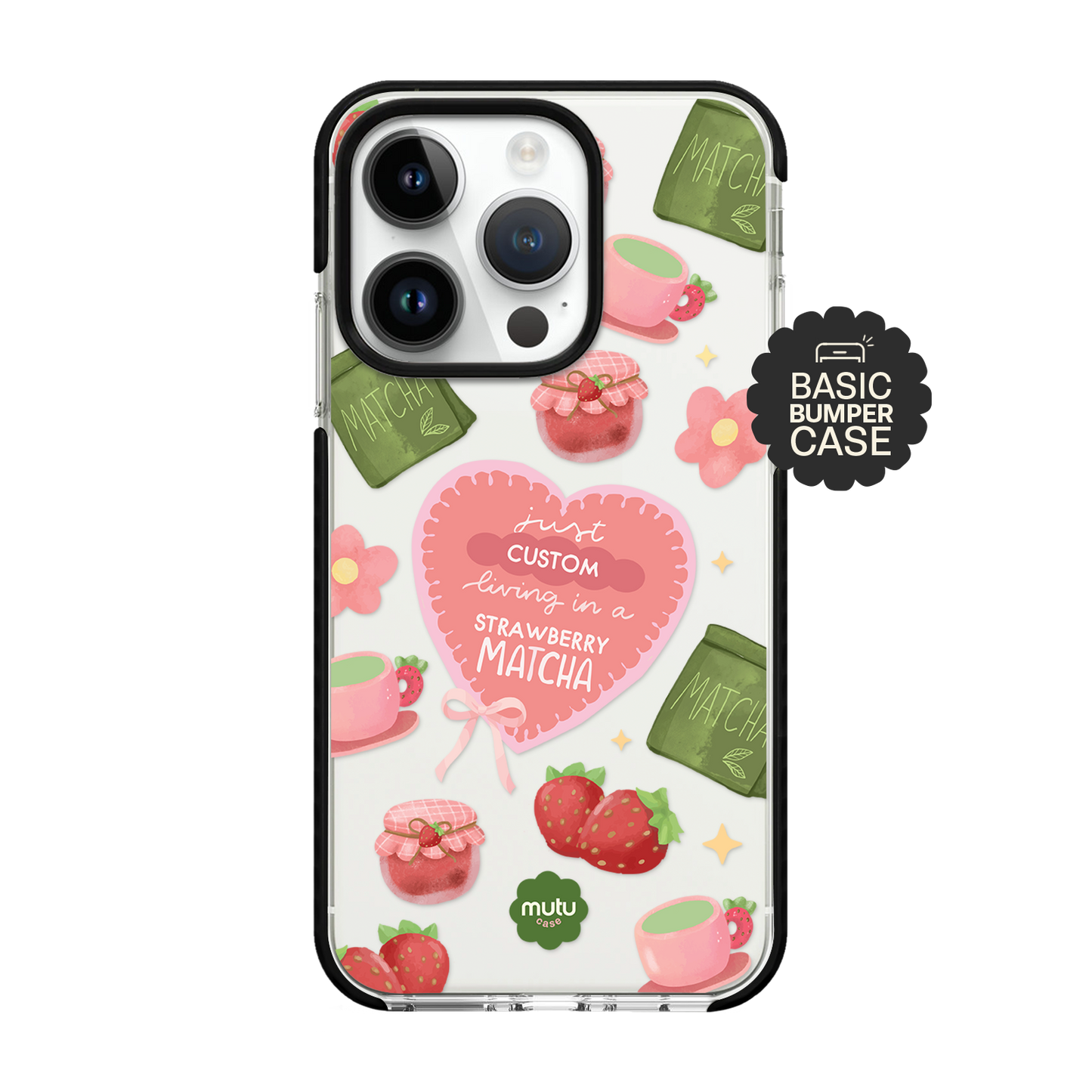 Living in Matcha Basic Case - Customisable