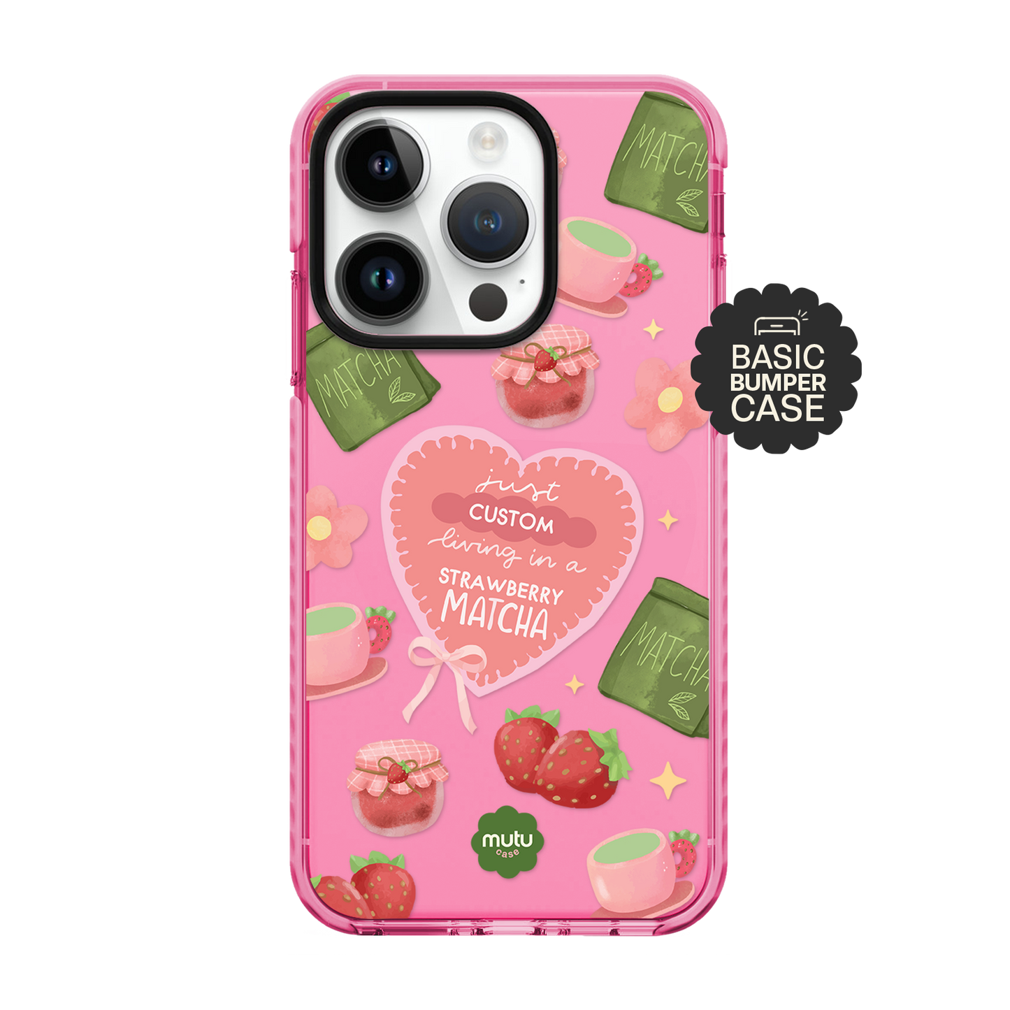 Living in Matcha Basic Case - Customisable