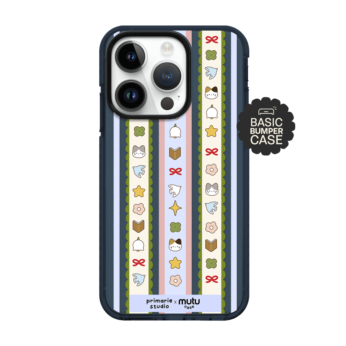 Lucky Cats Strap Basic Case