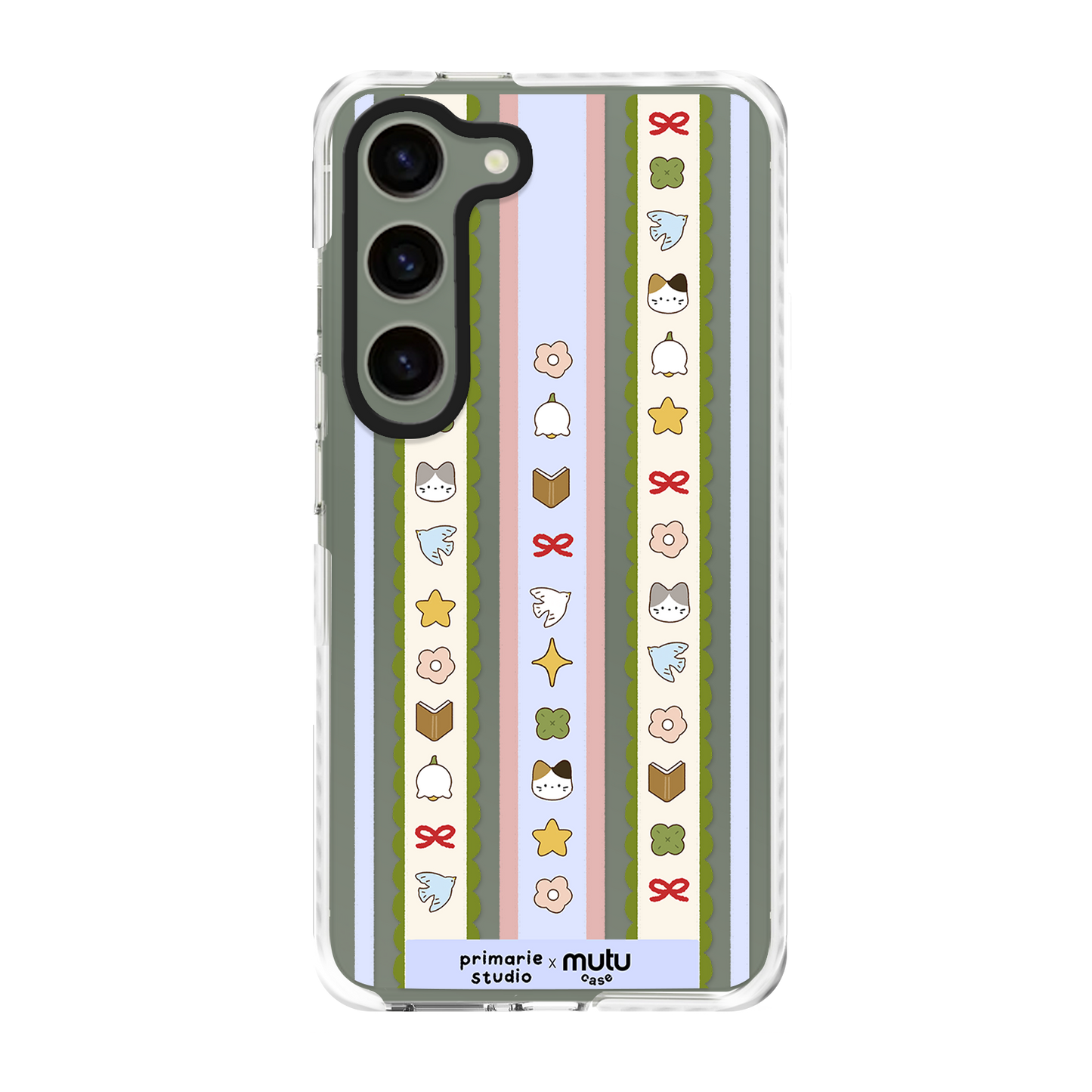 Lucky Cats Strap Basic Case