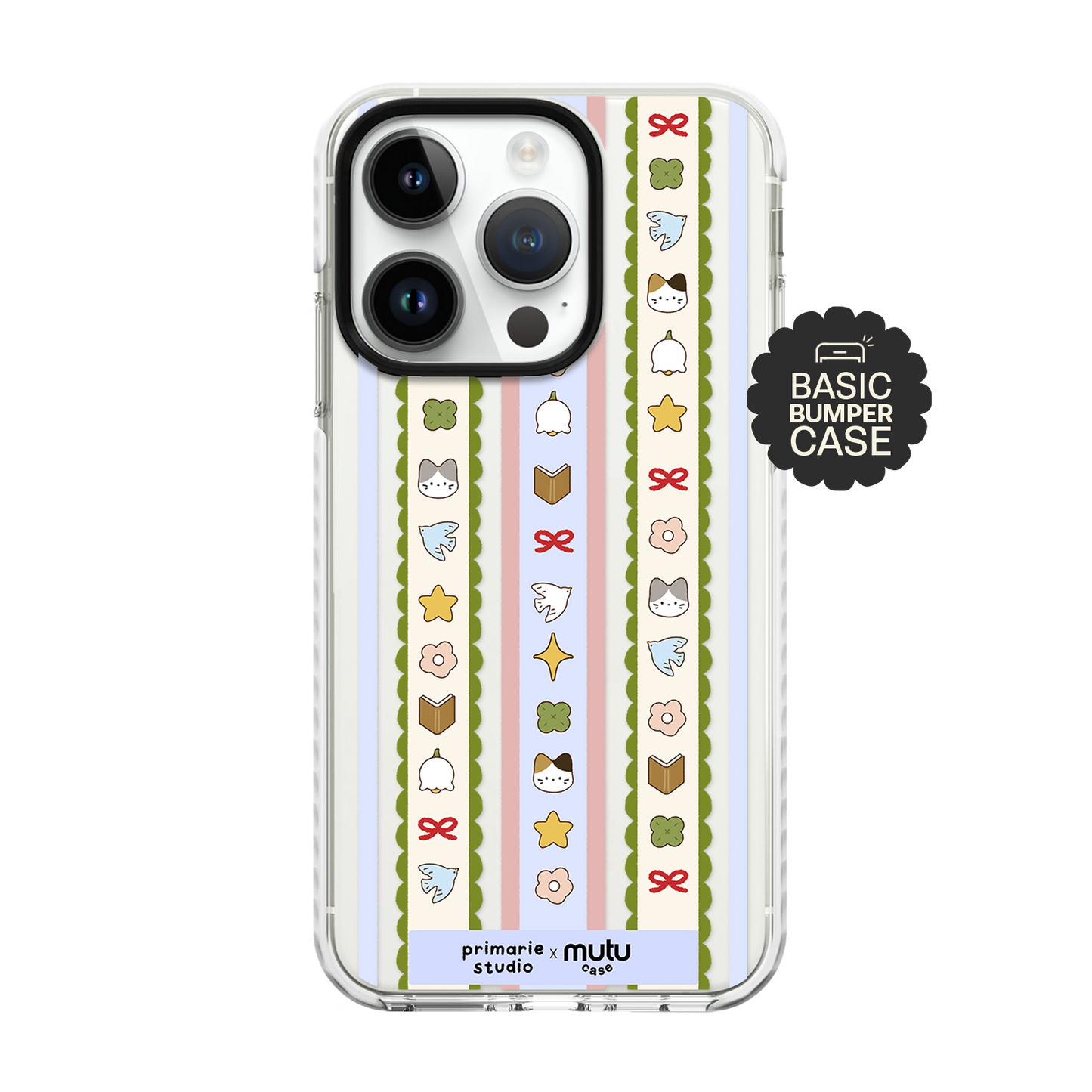 Lucky Cats Strap Basic Case