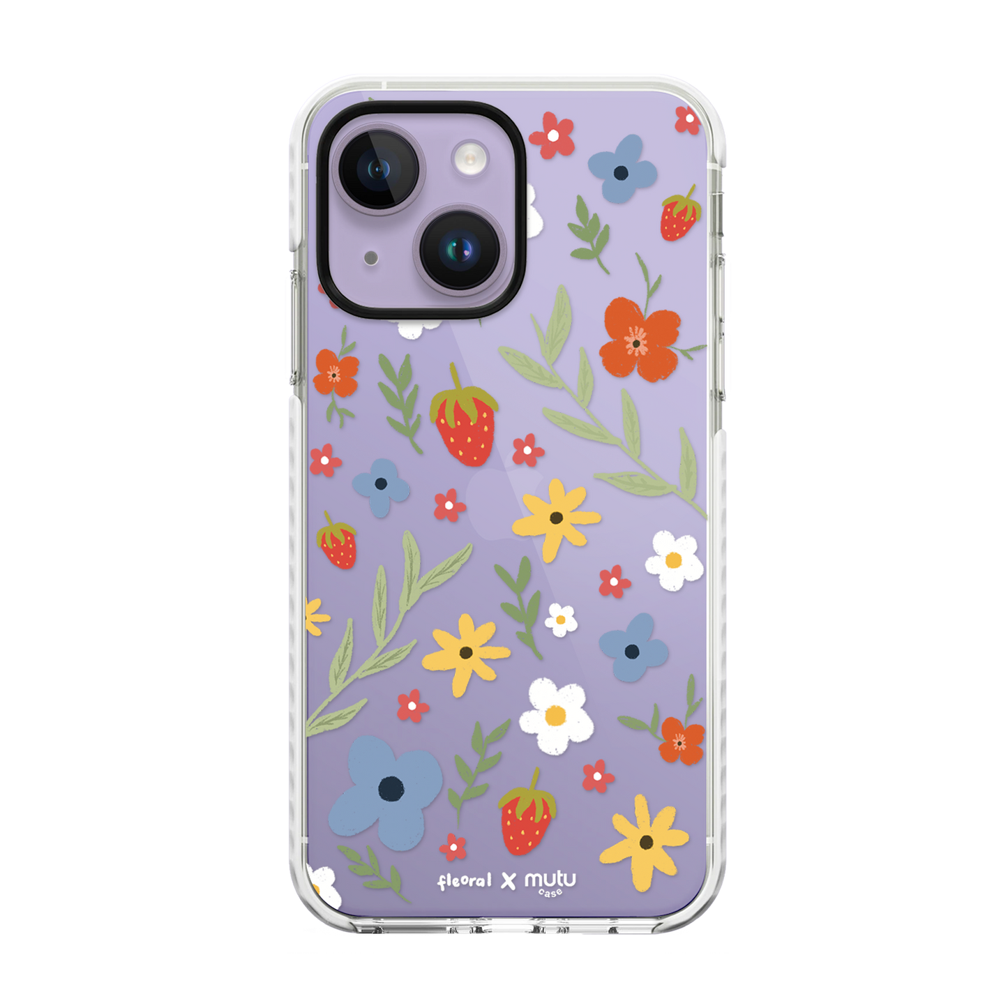 Strawberry and Flowers Basic Case