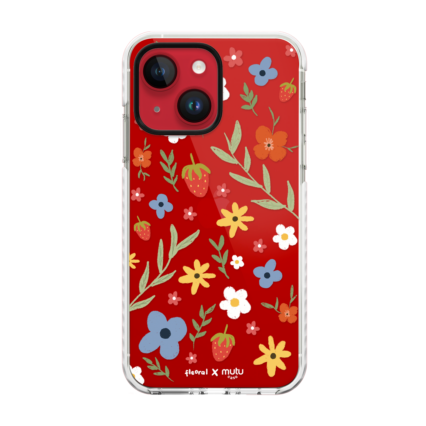 Strawberry and Flowers Basic Case