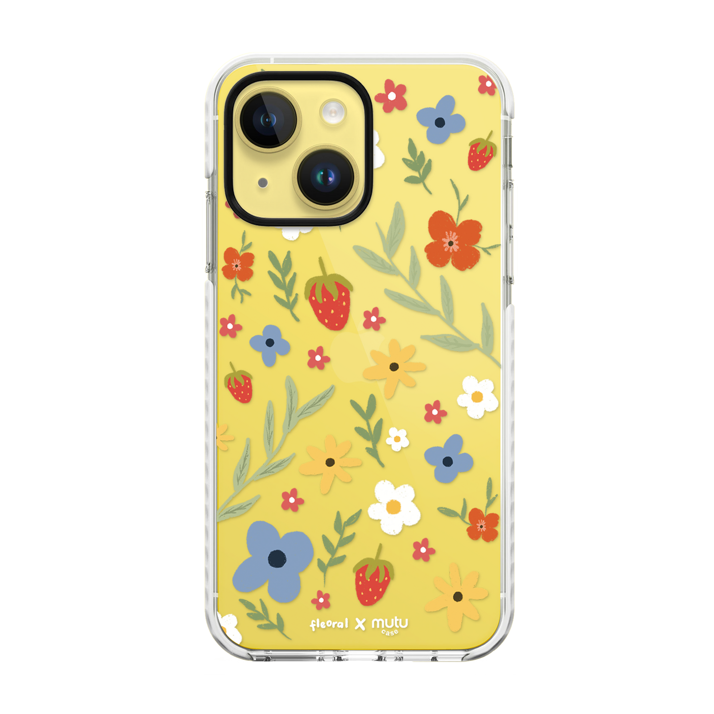 Strawberry and Flowers Basic Case