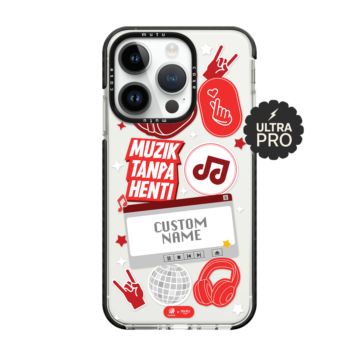 Muzik Tanpa Henti Ultra Pro Case - Customisable