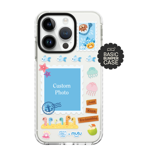 Aquatic Stamps (Custom photo) Basic Case