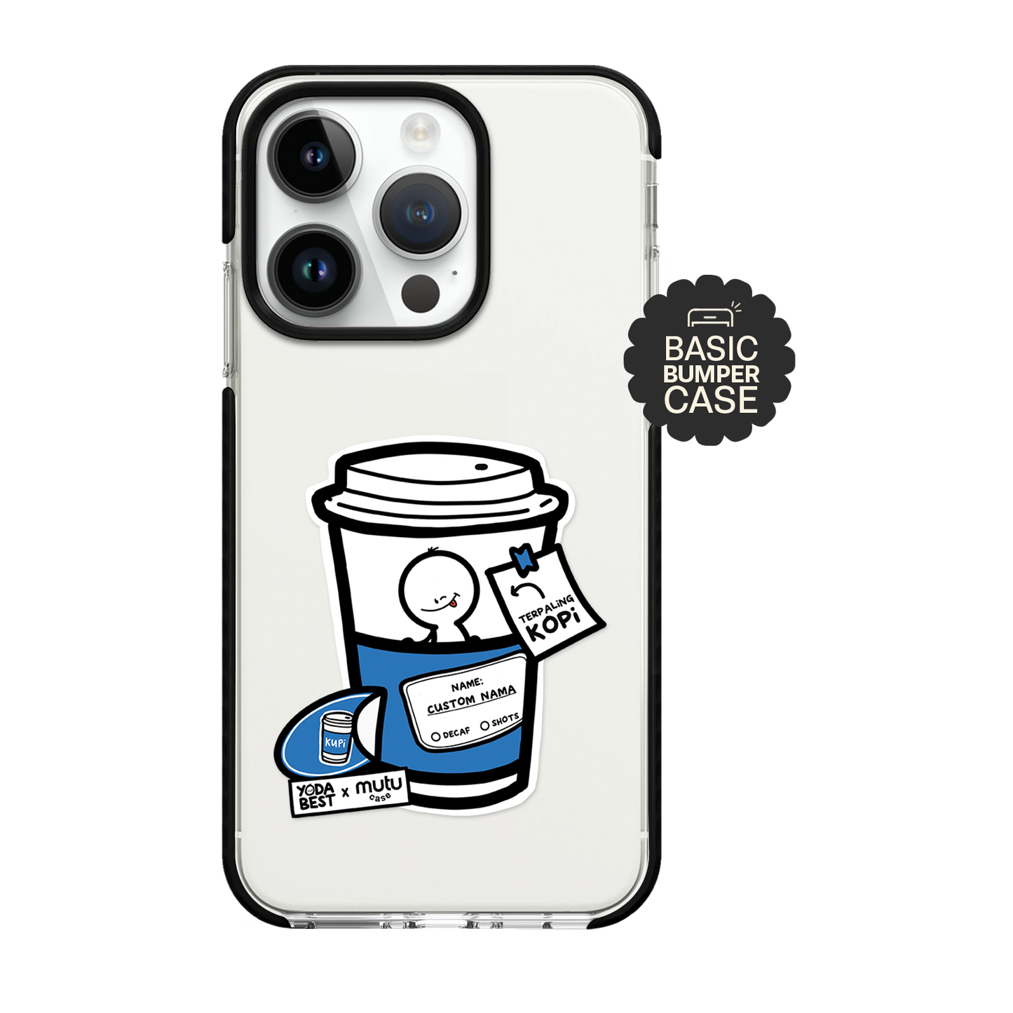 Customisable Terpaling Kopi Basic Case