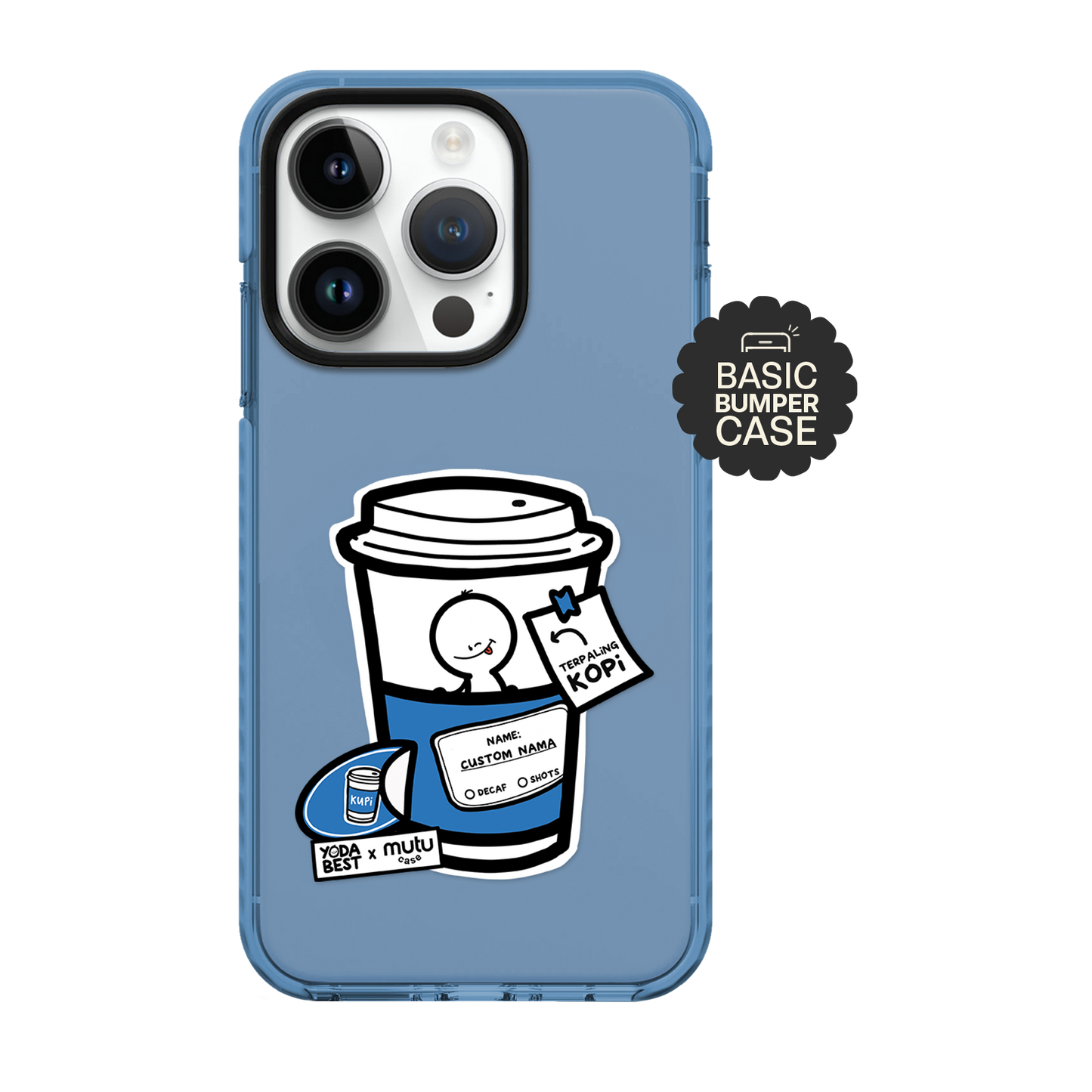 Customisable Terpaling Kopi Basic Case
