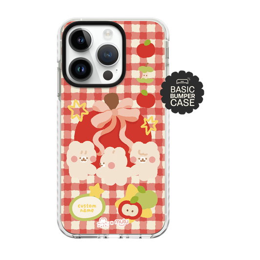 Apple Bear Basic Case - Customisable
