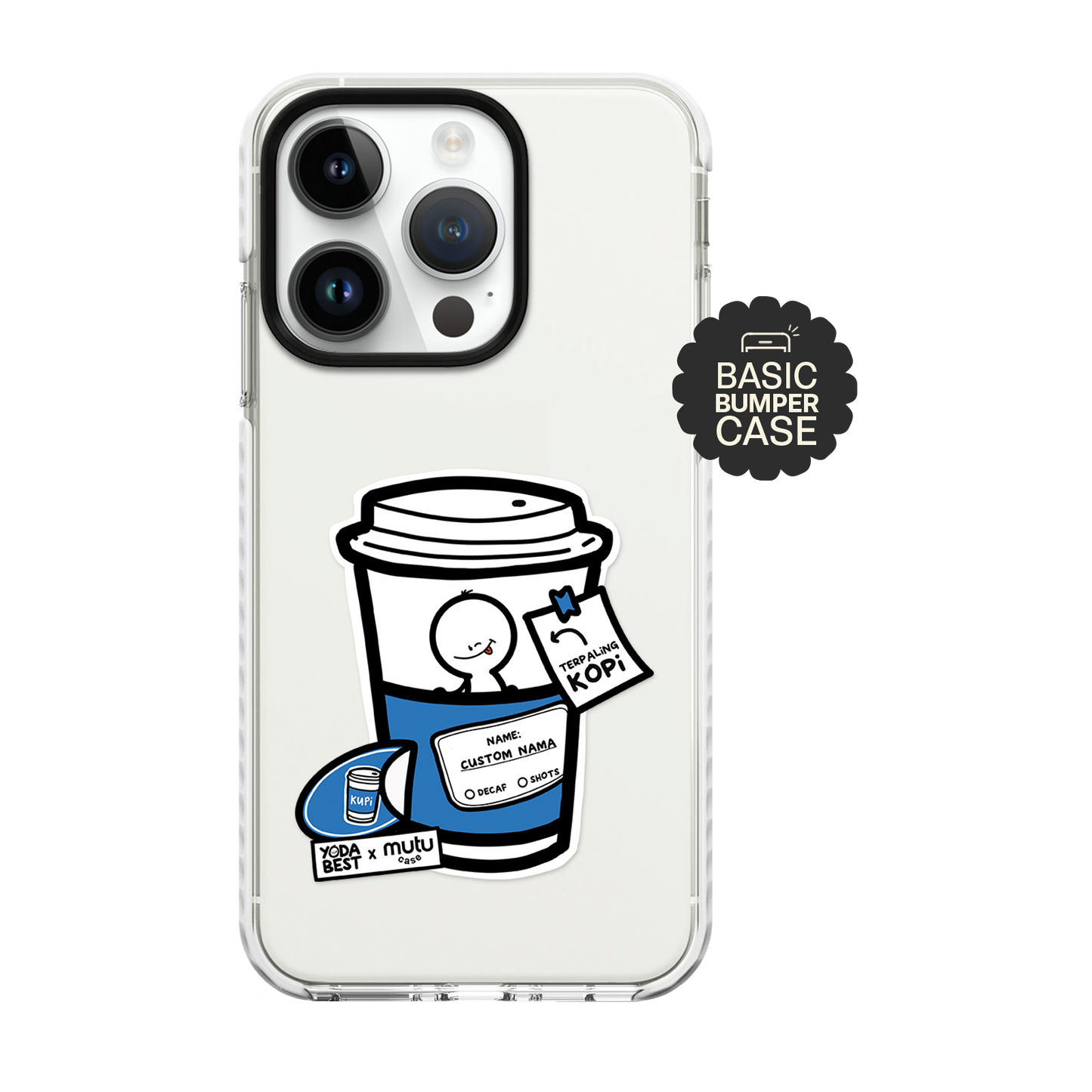 Customisable Terpaling Kopi Basic Case