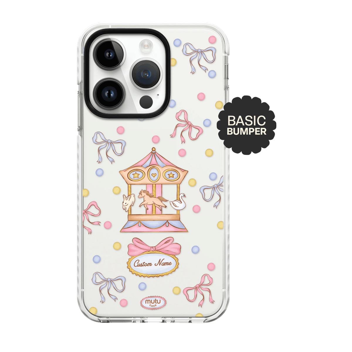 Whimsy Carousel Basic Case - Customisable