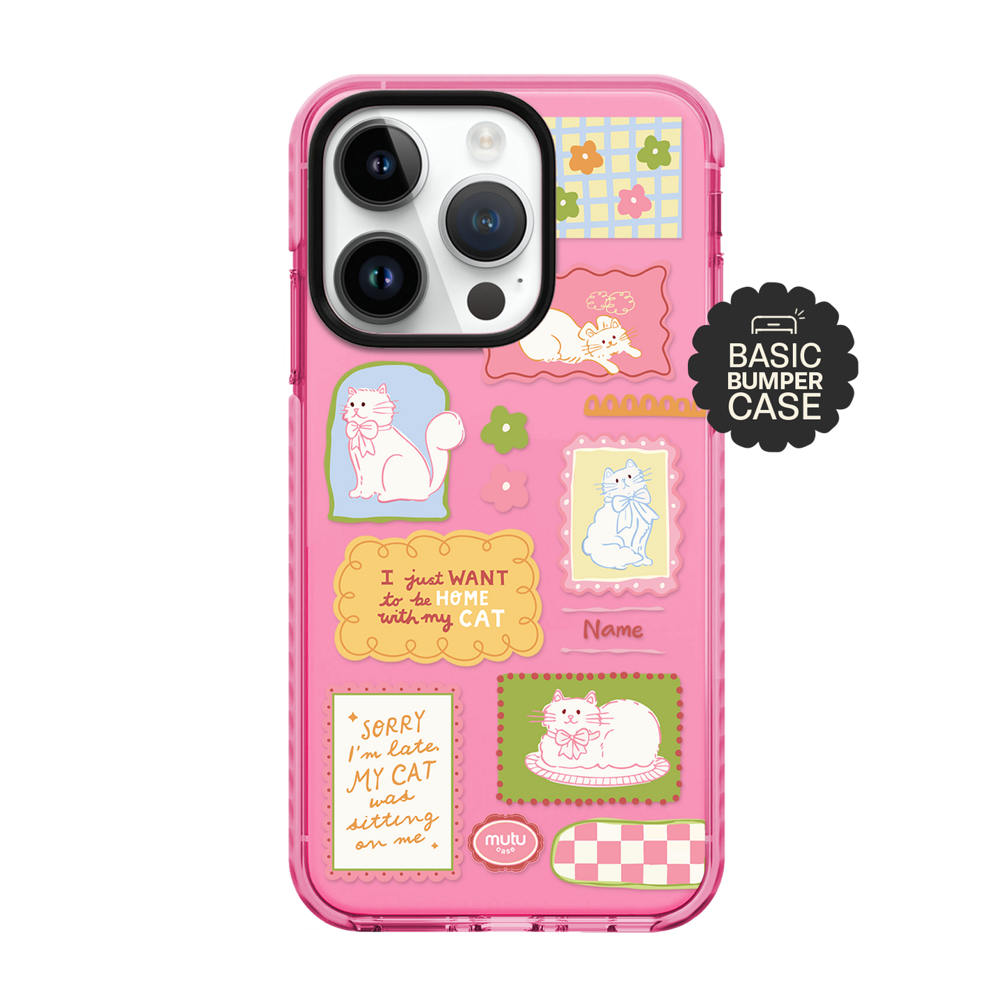 Cat Scrapbook Basic Case - Customisable