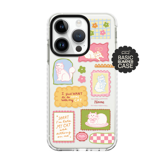 Cat Scrapbook Basic Case - Customisable