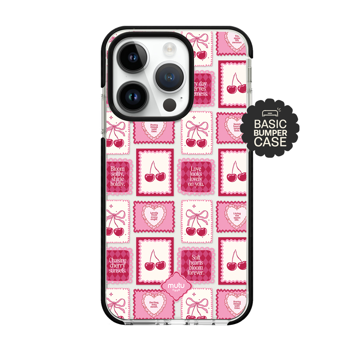 Cherry Patchwork Basic Case