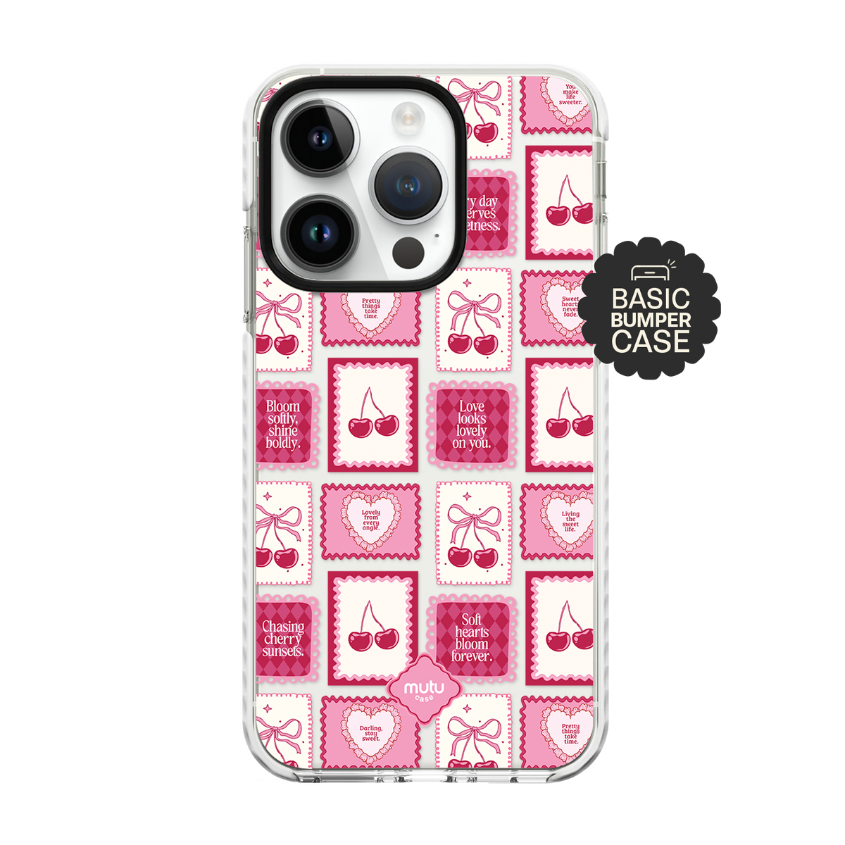Cherry Patchwork Basic Case