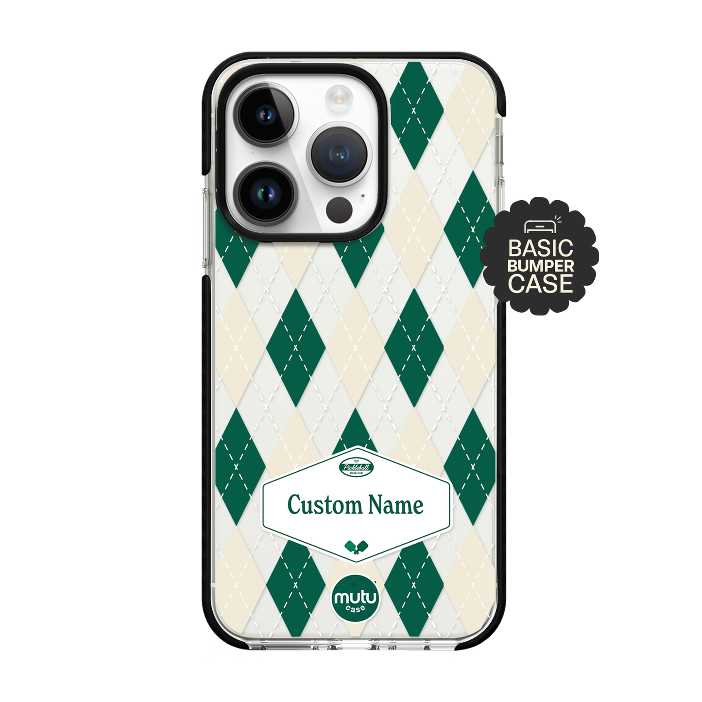 Court Classic In Green Basic Case - Customisable
