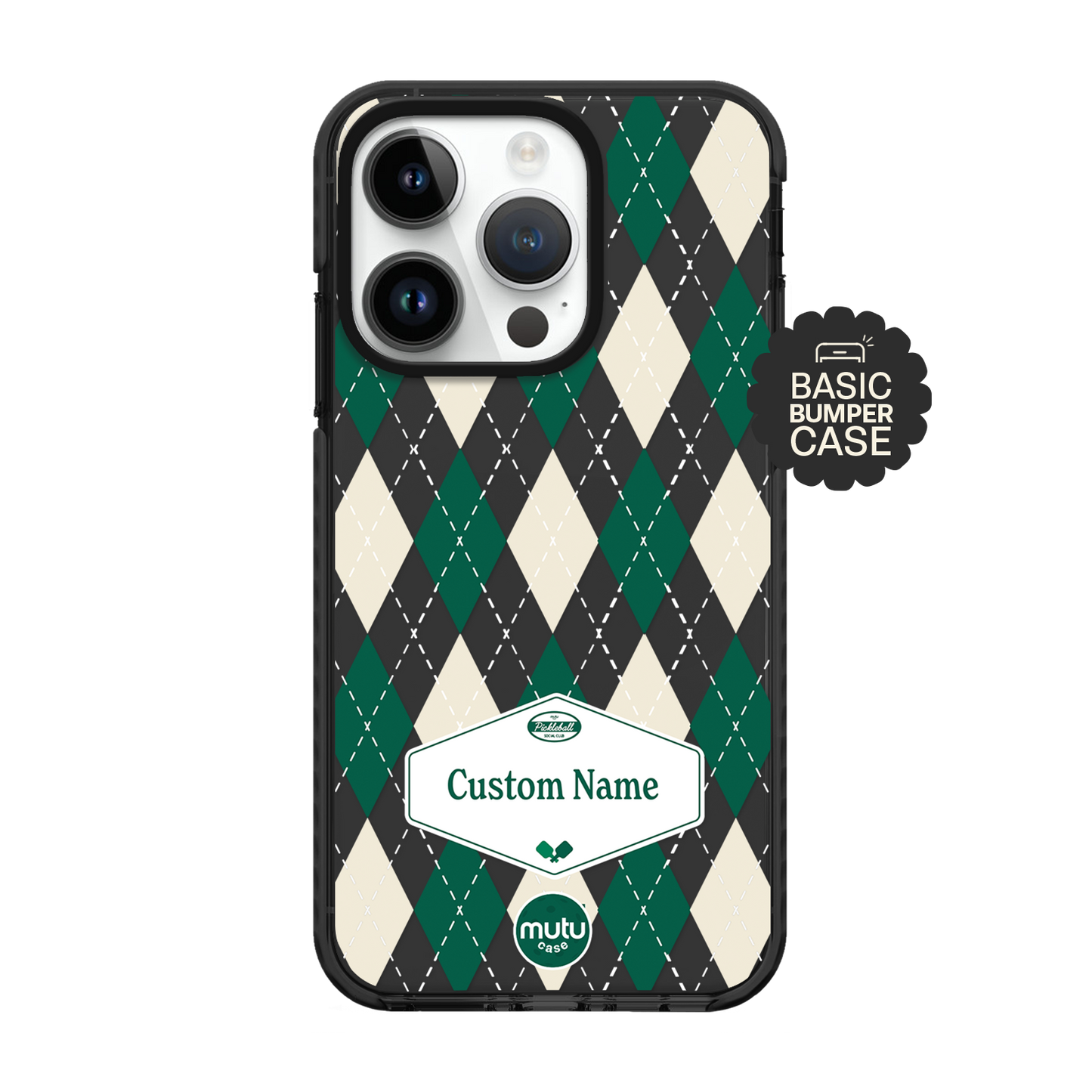 Court Classic In Green Basic Case - Customisable