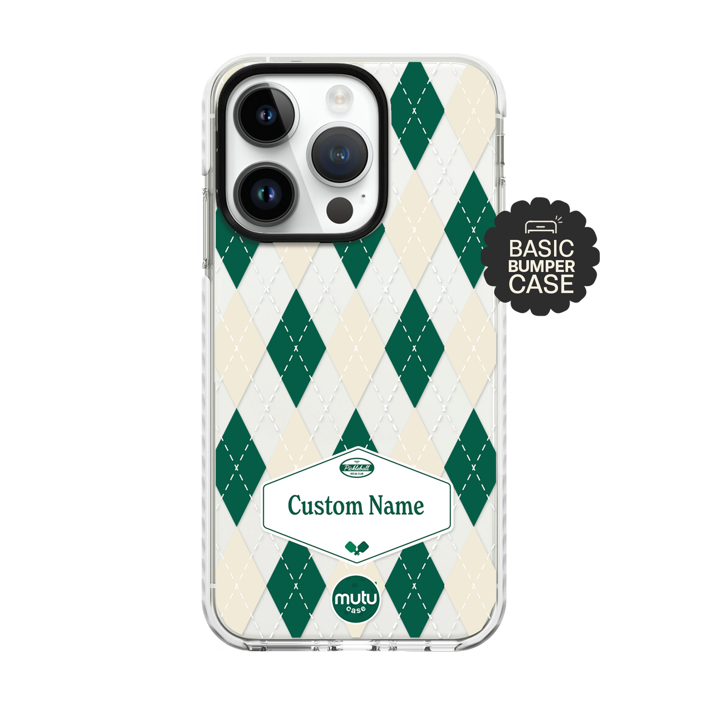 Court Classic In Green Basic Case - Customisable
