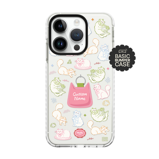 Kitty Doodle Basic Case - Customisable