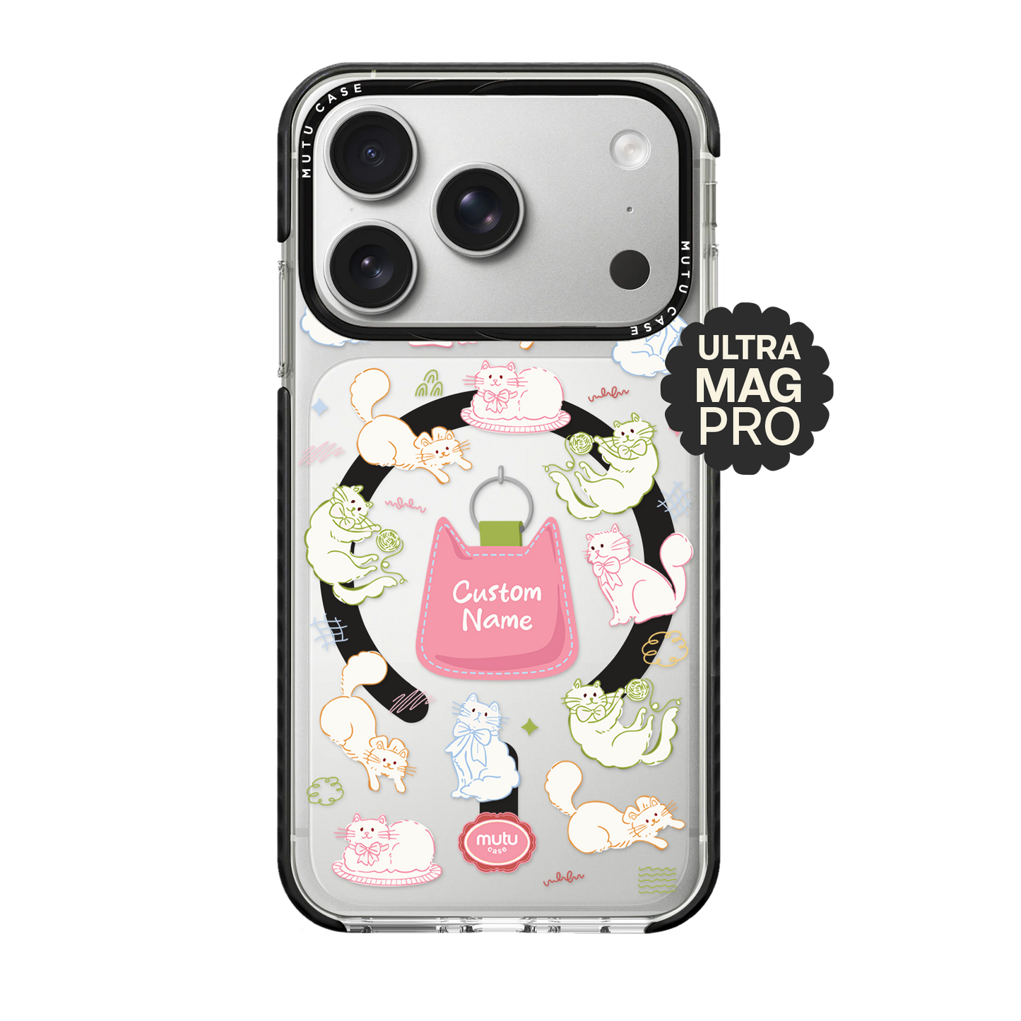 Kitty Doodle Ultra Mag Pro Case - Customisable