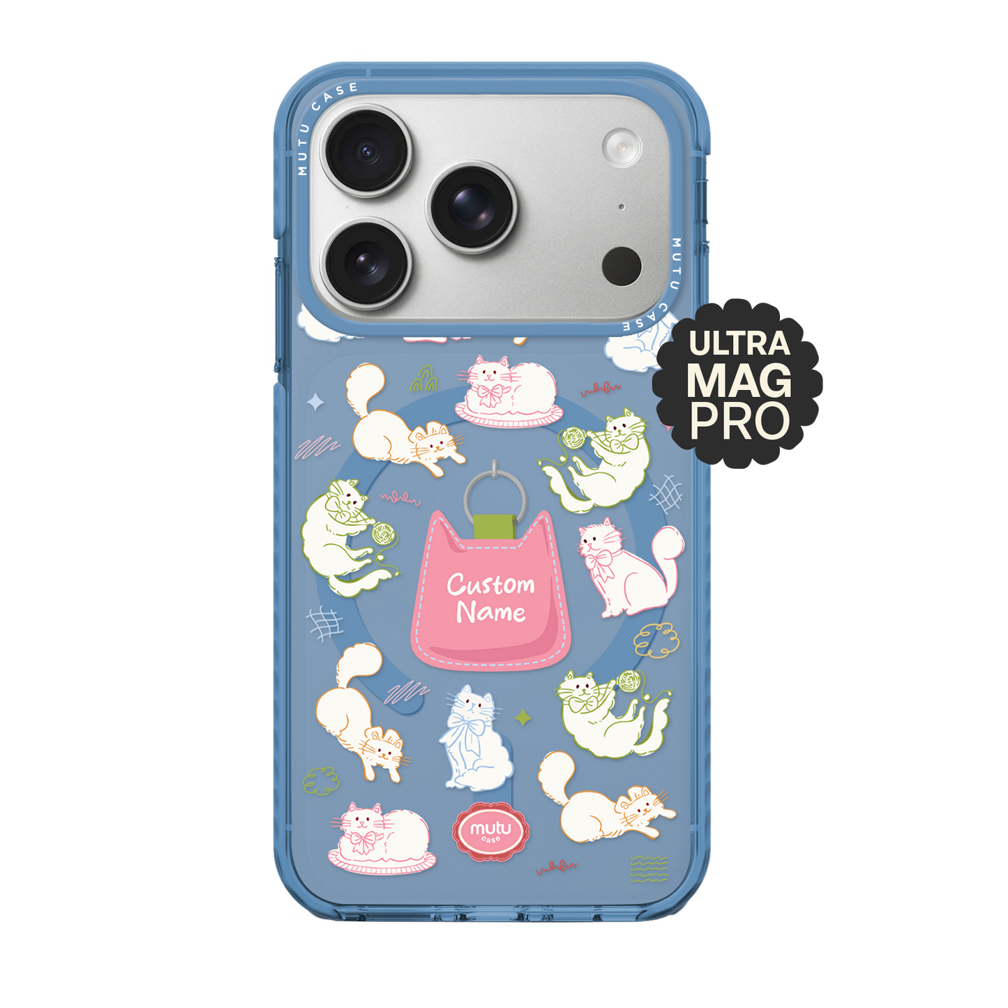 Kitty Doodle Ultra Mag Pro Case - Customisable