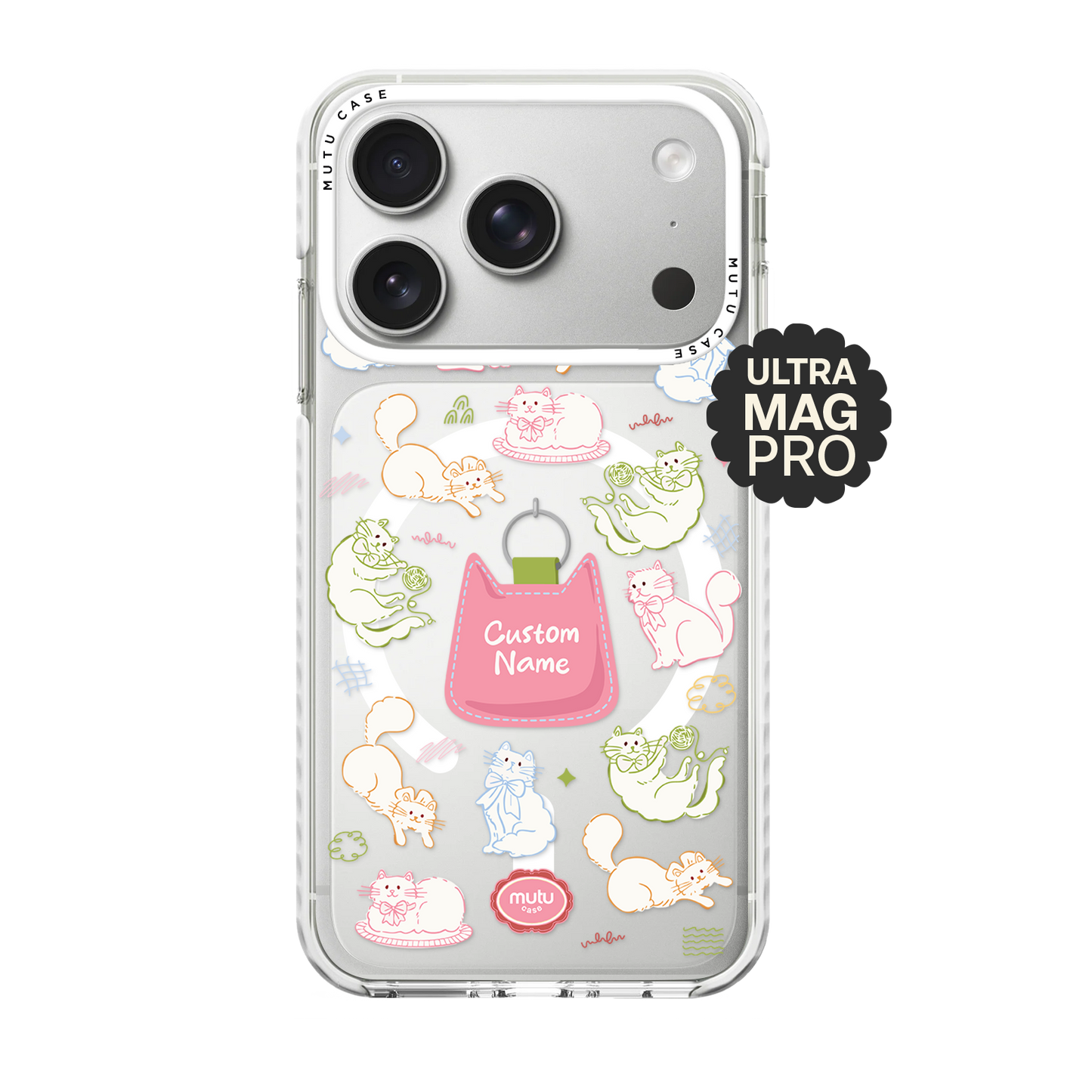 Kitty Doodle Ultra Mag Pro Case - Customisable