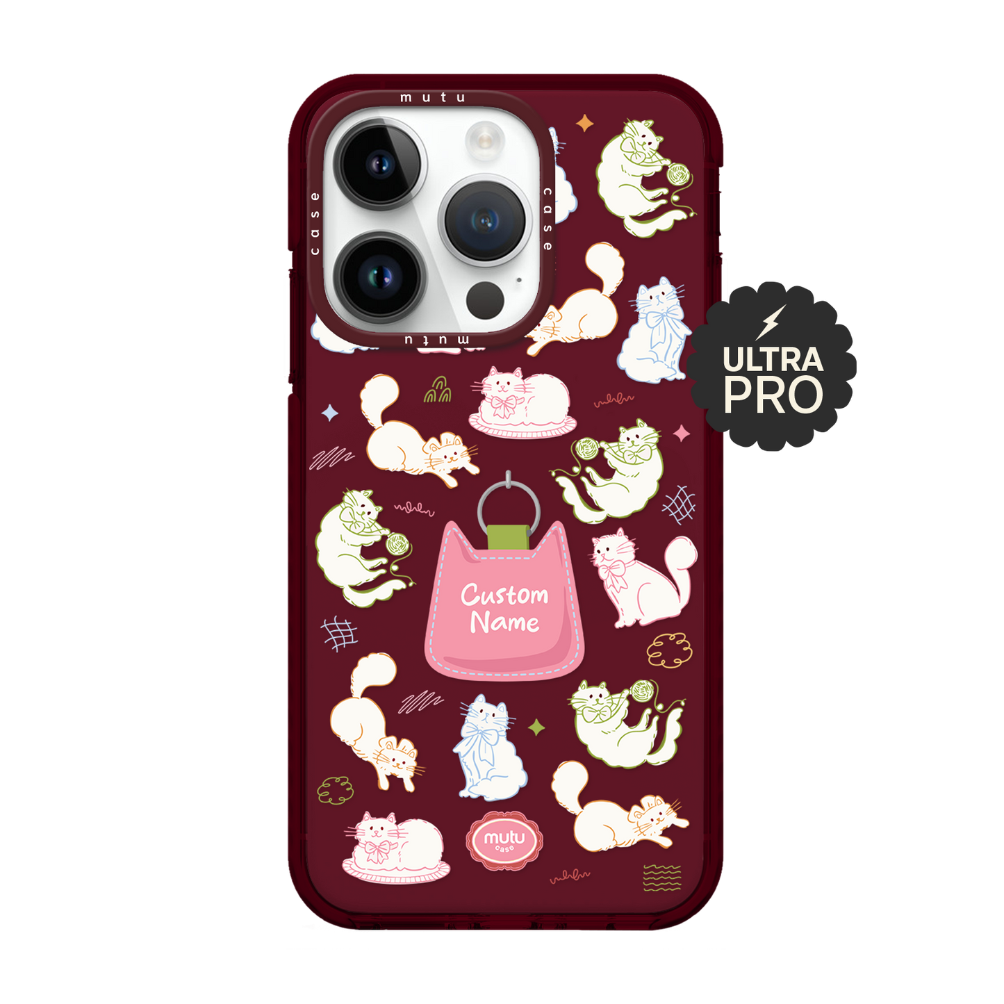 Kitty Doodle Ultra Pro Case - Customisable