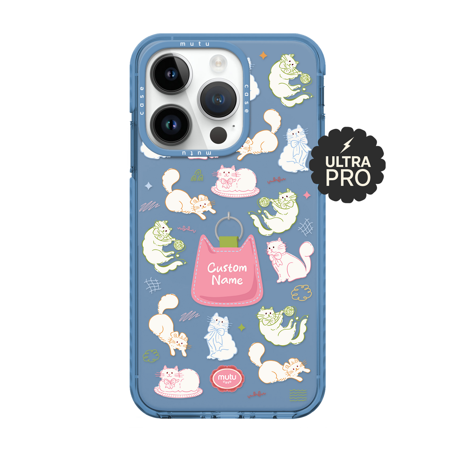 Kitty Doodle Ultra Pro Case - Customisable