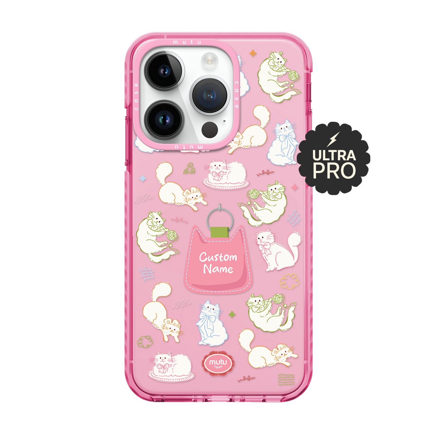 Kitty Doodle Ultra Pro Case - Customisable
