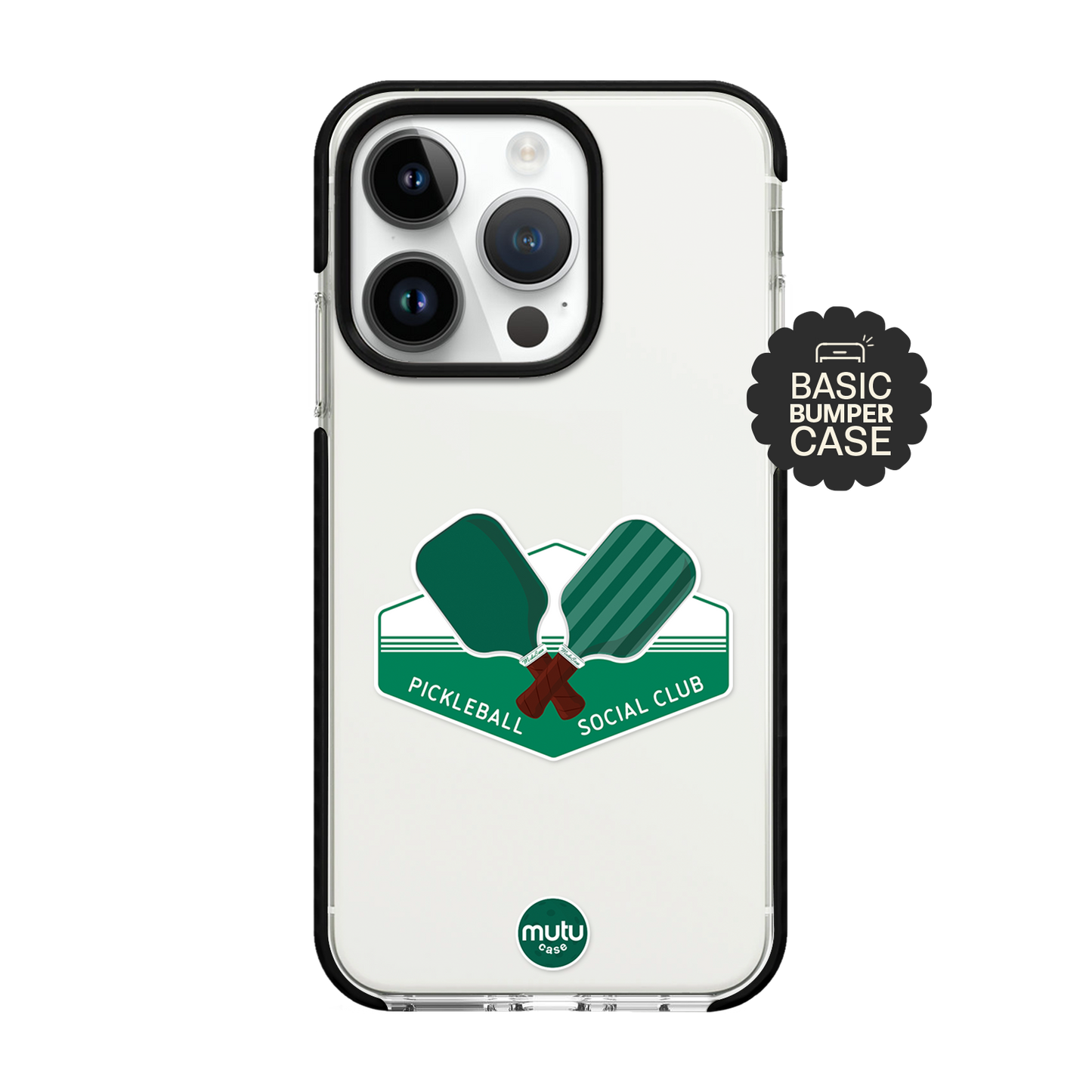 Pickleball Social Club In Green Basic Case