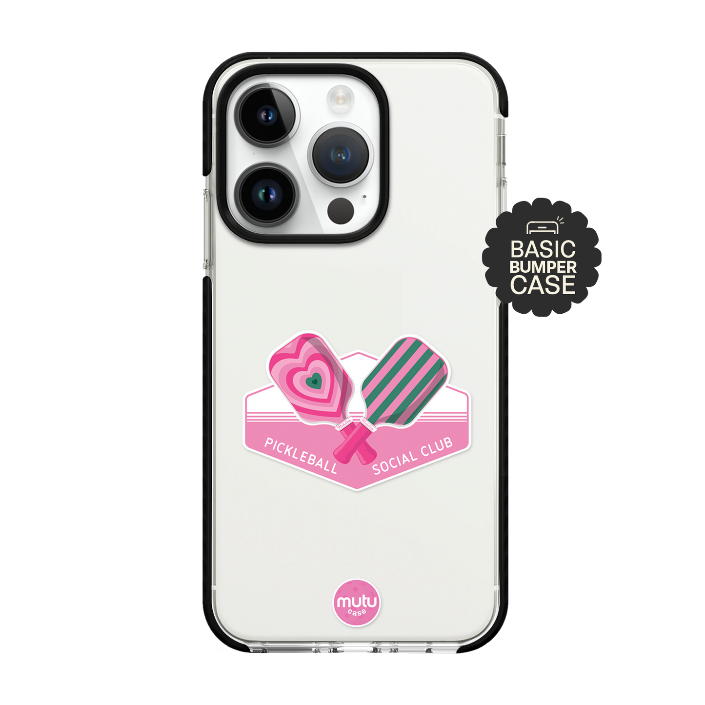 Pickleball Social Club In Pink Basic Case
