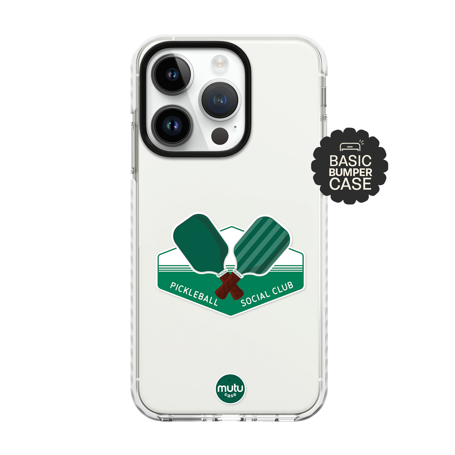 Pickleball Social Club In Green Basic Case