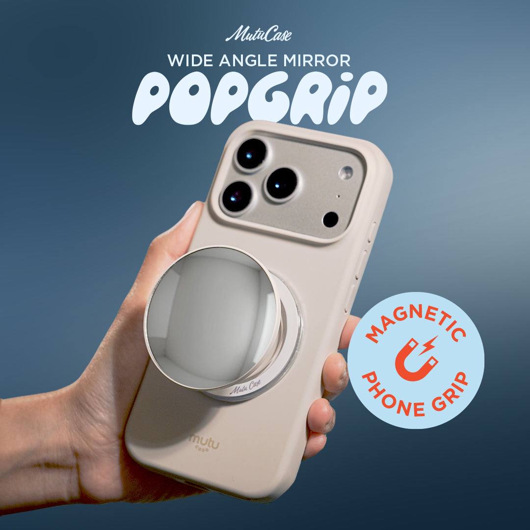 Magnetic Wide Angle Mirror Popgrip