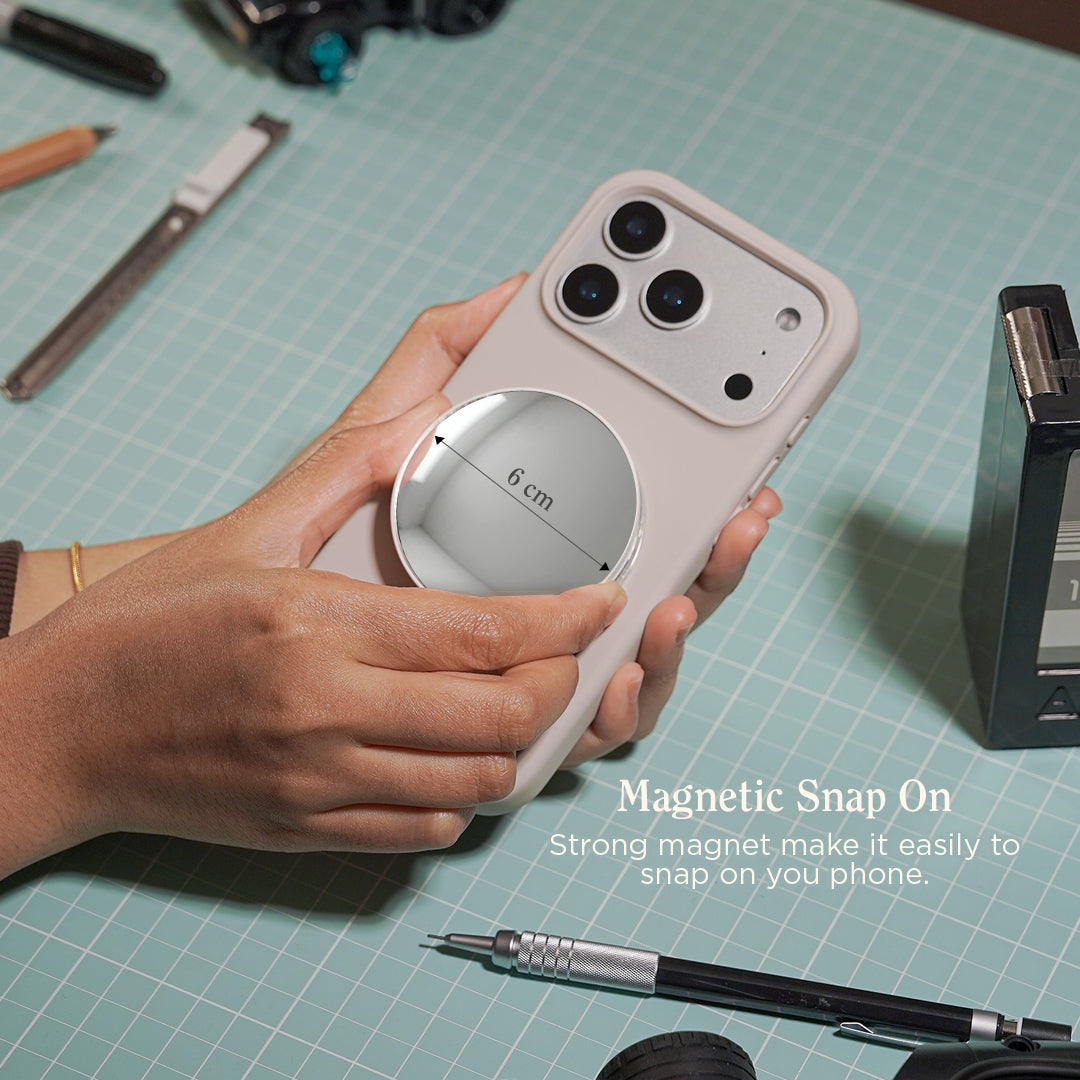Magnetic Wide Angle Mirror Popgrip