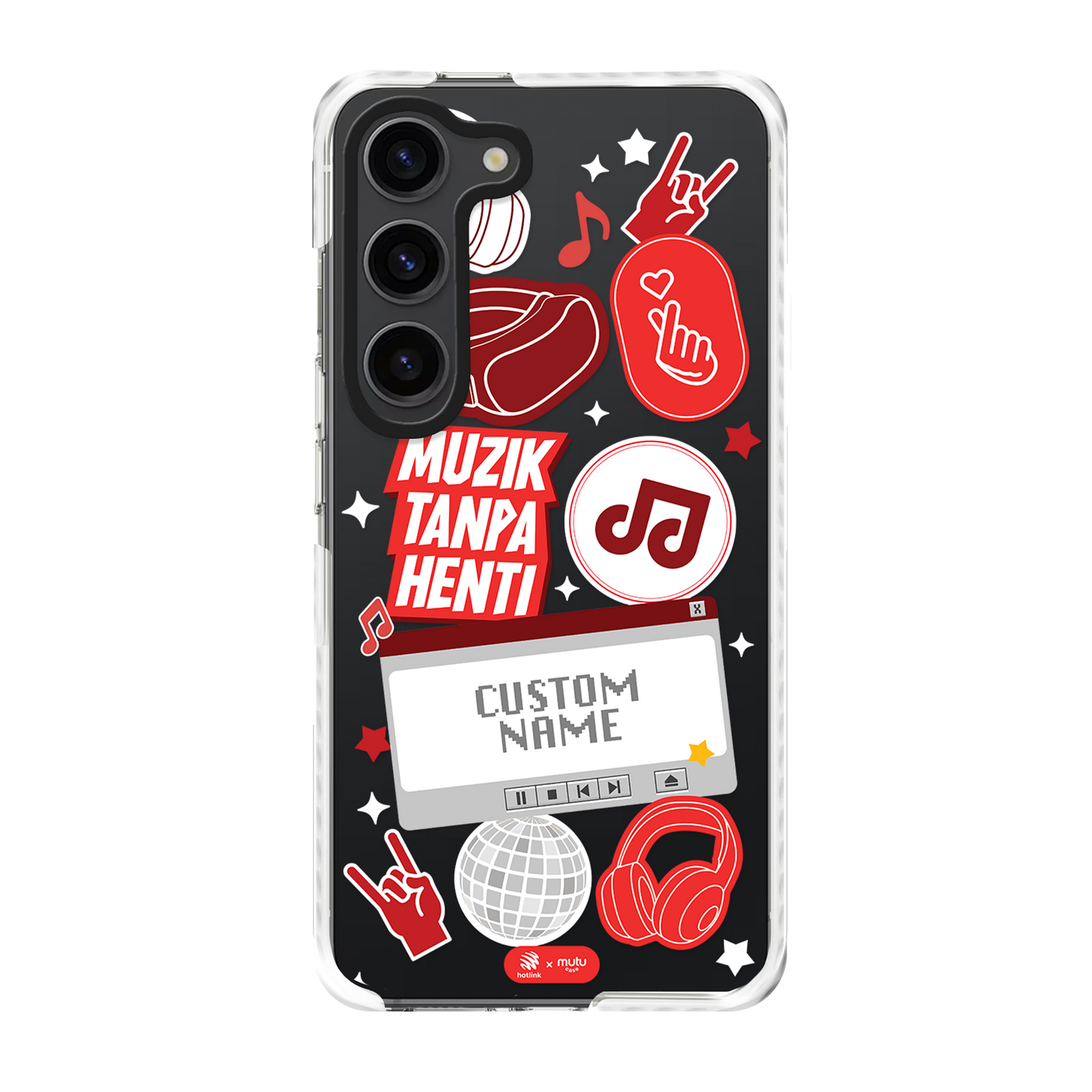 Muzik Tanpa Henti Basic Case - Customisable